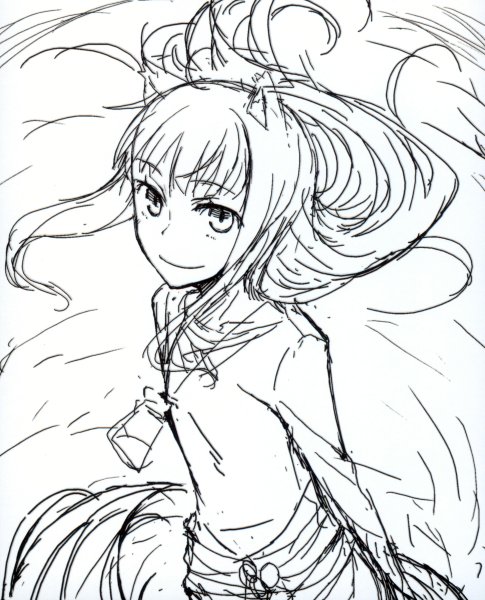 Волчица и пряности карандашом