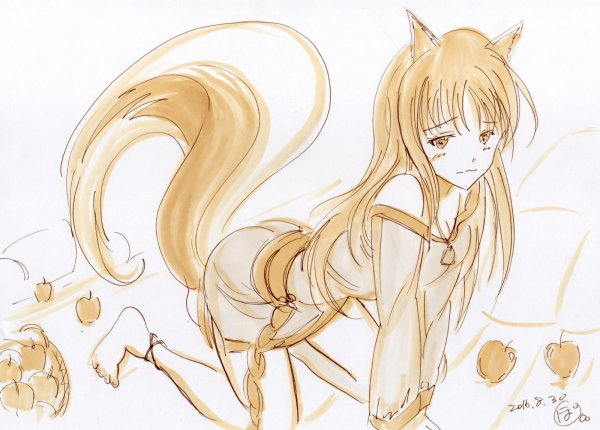 Волчица и пряности рисовать