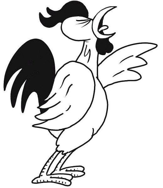 Курица стилизованная