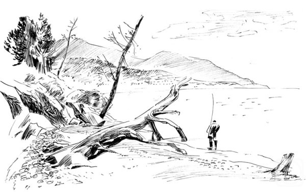 Иллюстрации Графика Байкал