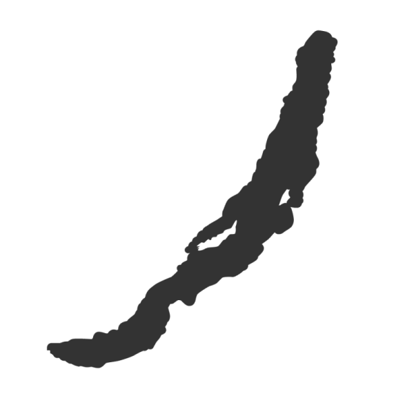 Контур озера Байкал