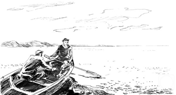 Озеро карандашом