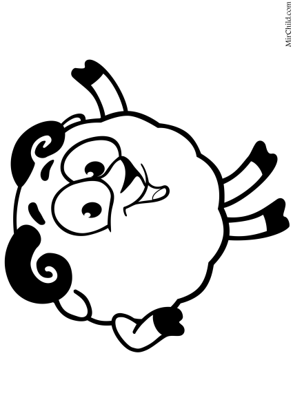 Бараш из смешариков раскраска