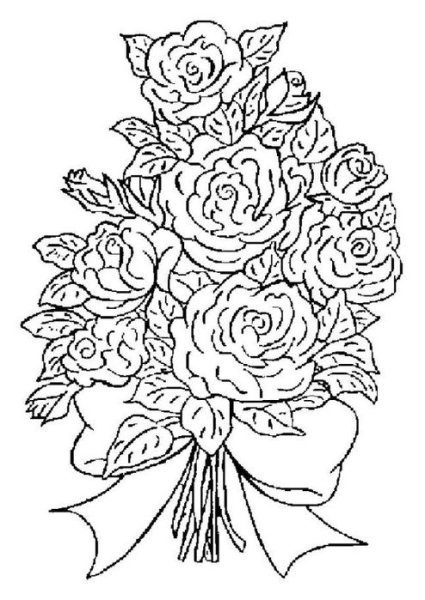 Трафареты для выжигания букеты