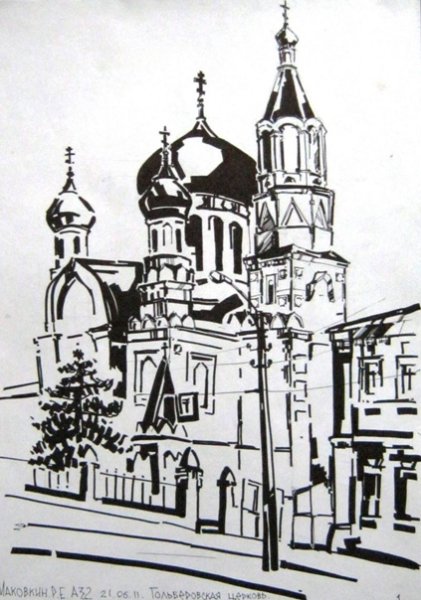 Спасо-Преображенский собор в графике