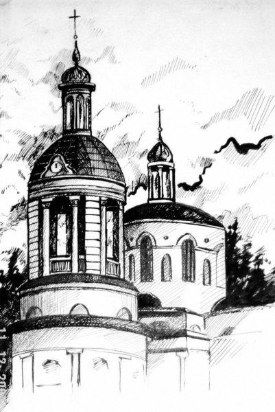 Никольский собор Наброски