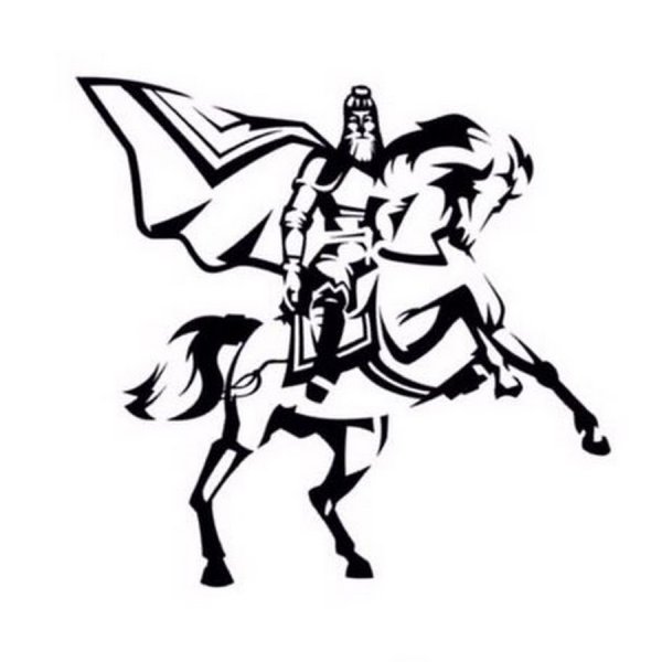 Уастырджи черно белый рисунок