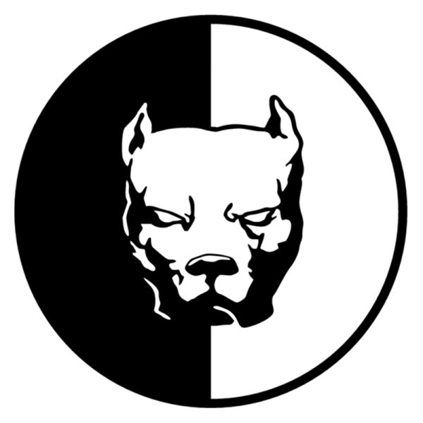 Логотип Эрика Давидовича питбуль