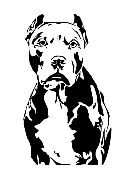 Тату питбуля эскизы