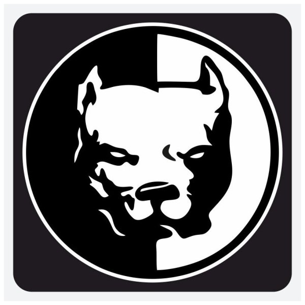 Наклейка американский стаффордширский терьер