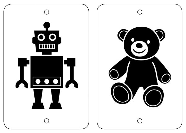 Черно белые фигуры