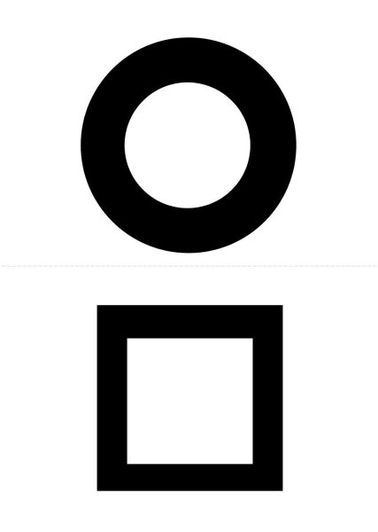 Черно белые карточки для новорожденных Монтессори