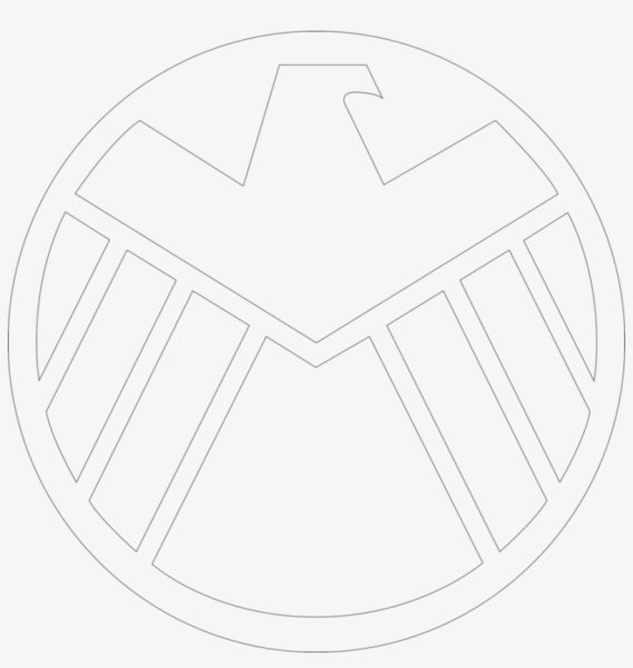 Щит капитана Америки раскраска