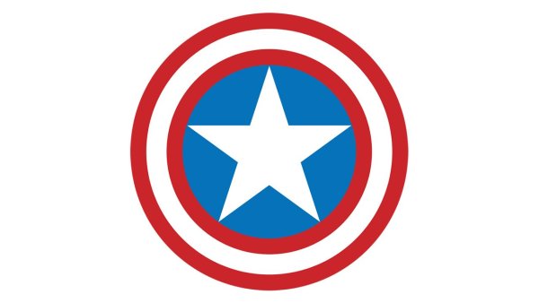 Щит капитана Америки вектор