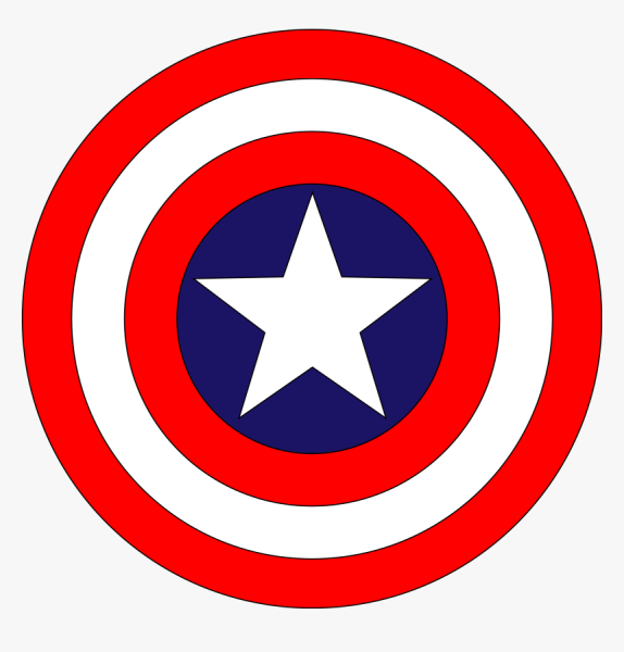 Щит капитана Америки вектор