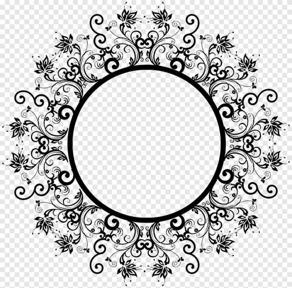 Круглая Векторная рамка