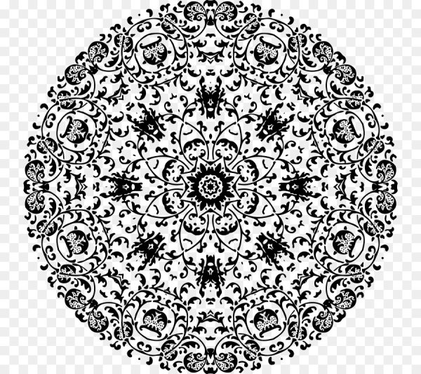 Круглый узор