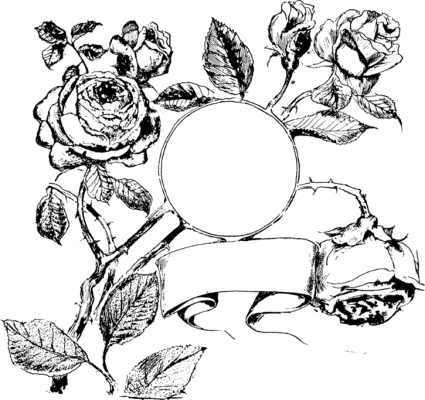 Рамки черно-белые для декупажа