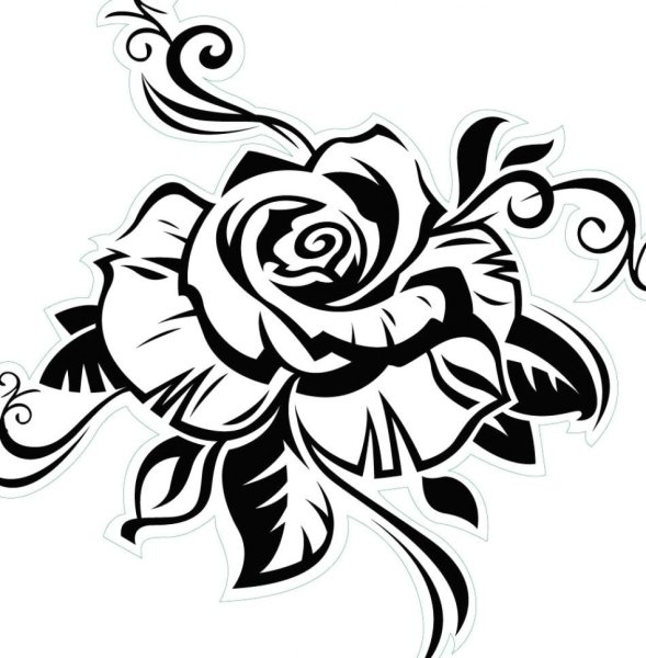 Эскизы узоров цветов