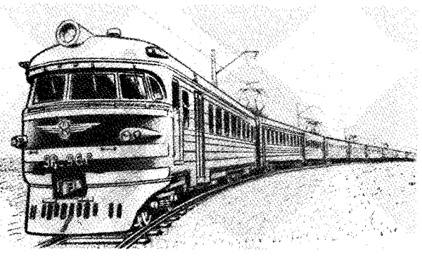 Рисунок электрички эр2