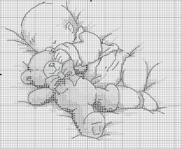 Вышивка крестом схемы