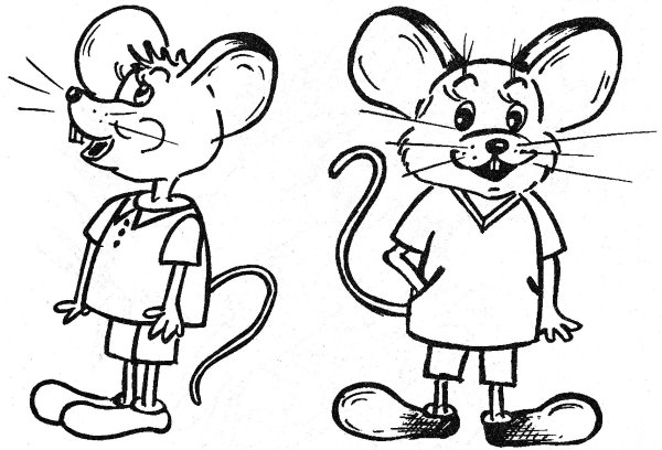 Мышка норушка раскраска