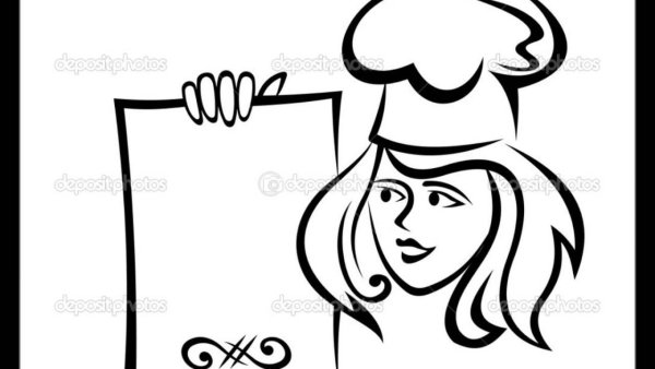 Картинки для меню черно белые