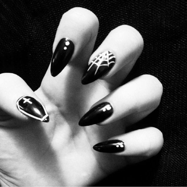 Ногти для раскрашивания длинные