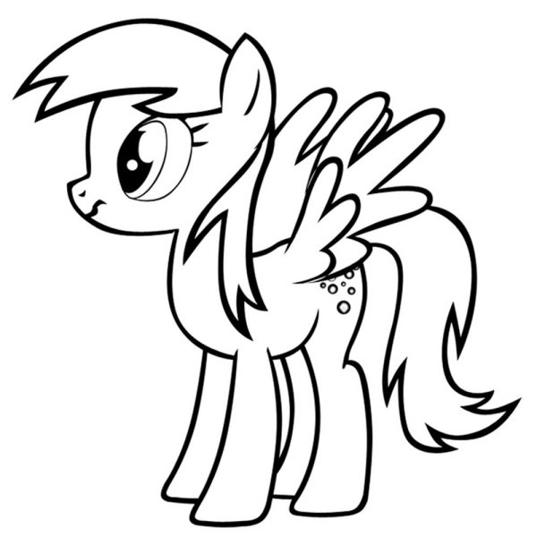 Раскраска пони Скуталу