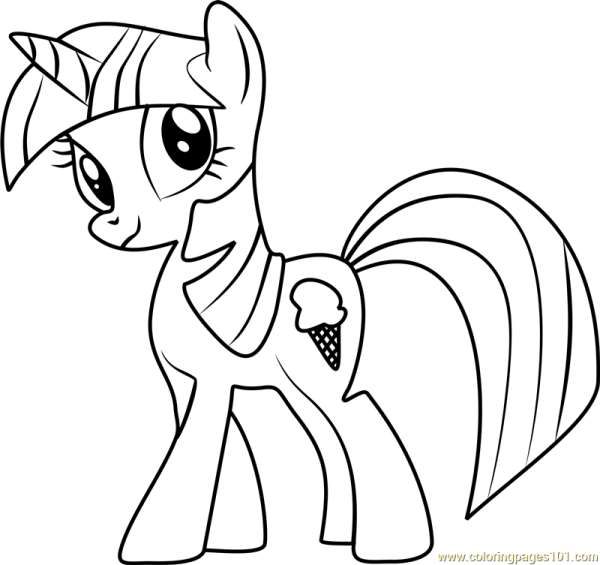 My little Pony трафарет