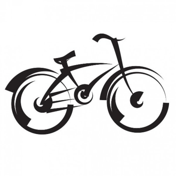 Велосипед силуэт