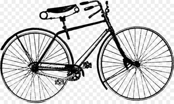 Велосипед силуэт