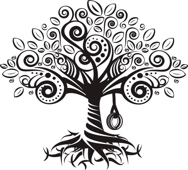 Трафарет "дерево"