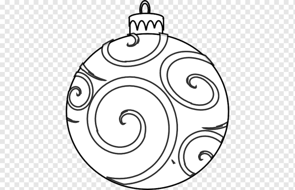 Новогодний шар трафарет для рисования