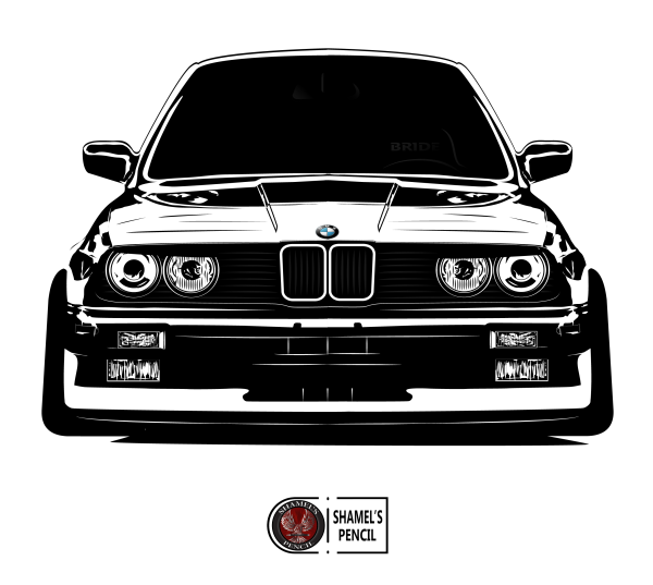 BMW e34 арт