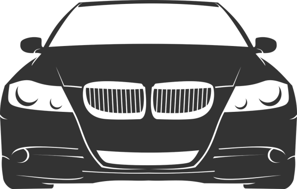 Машина спереди вектор