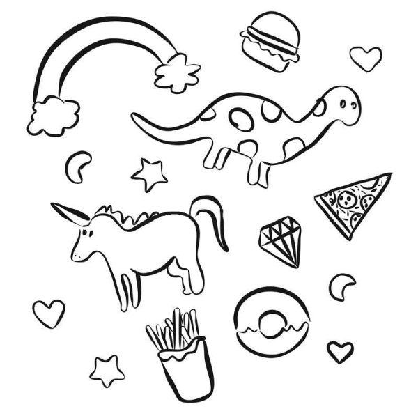 Раскраски инди КИД маленькие