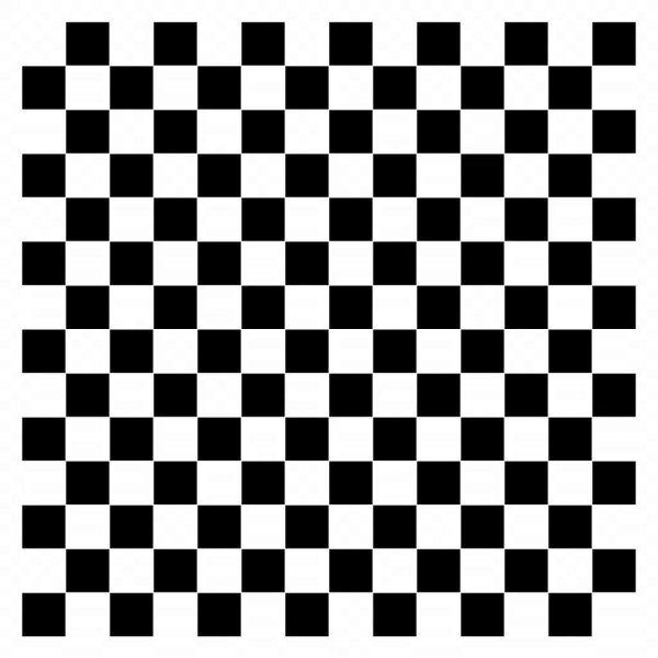 Клеточки черно белые и огонь