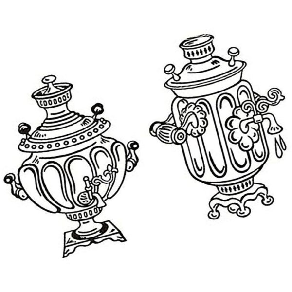 Самовар для распечатки