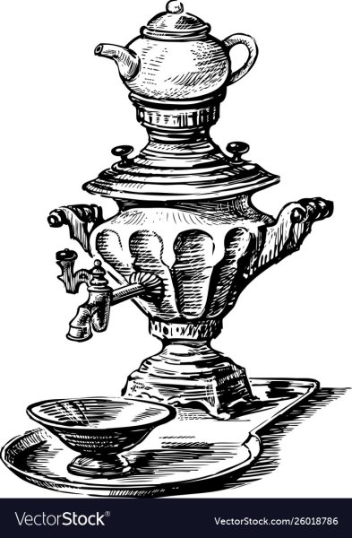 Самовар раскраска