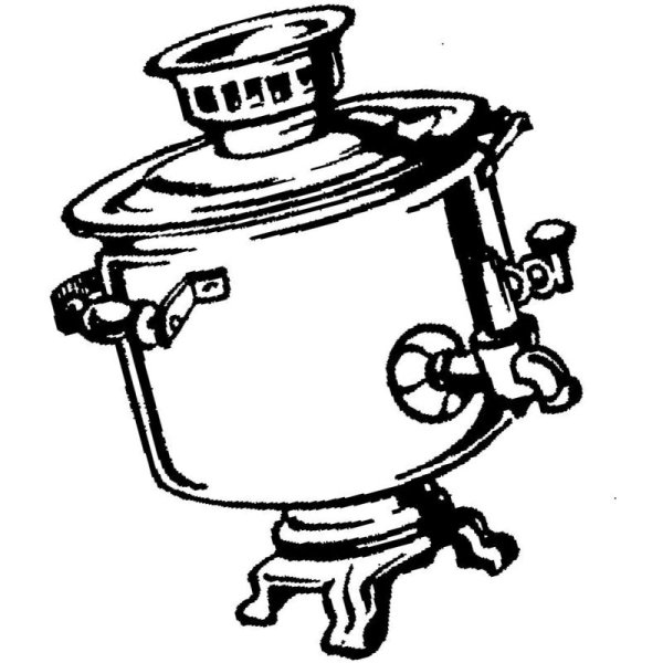 Тульский самовар вектор