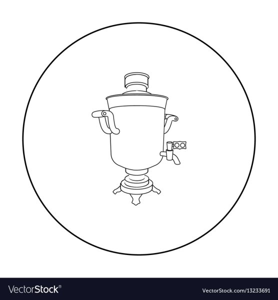 Самовар раскраска
