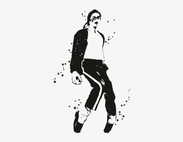 Michael Jackson силуэт