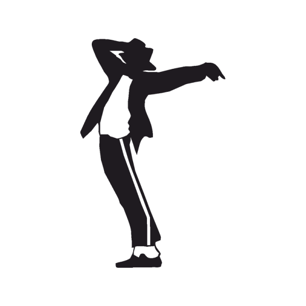 Майкл Джексон силуэт