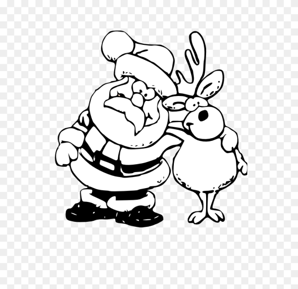 Новогодние картинки черно белые для печати