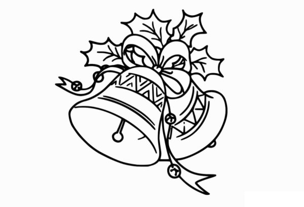 Колокольчик раскраска