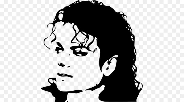 Майкл Джексон силуэт лица