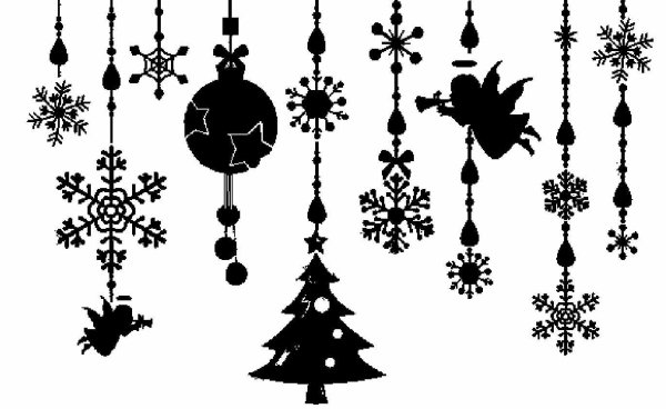 Новогодний шар раскраска