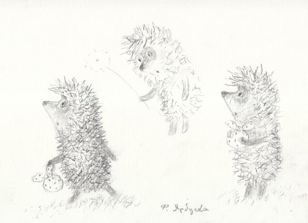 Норштейн Ежик в тумане иллюстрации