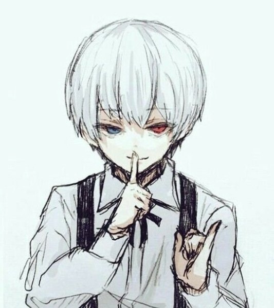 Ч/Б Канеки Кен